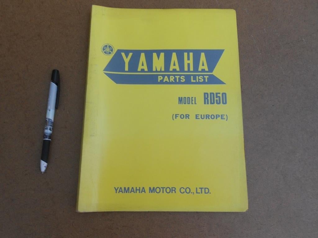 Yamaha Parts List Oldie RD 50 Onderdelenboek, Fietsen en Brommers, Ophalen of Verzenden, Zo goed als nieuw