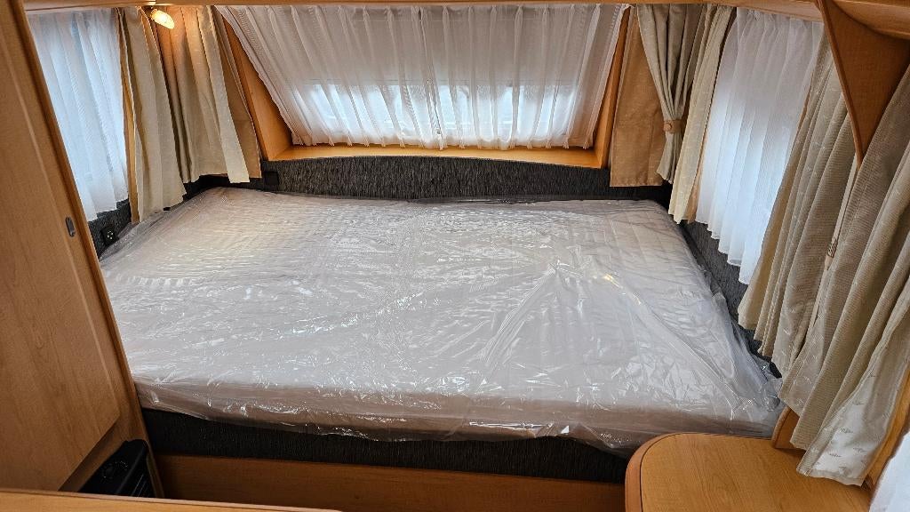 Hobby 520 tmf de luxe, Caravans en Kamperen, Rondzit, Hobby, Schokbreker, Dwarsbed