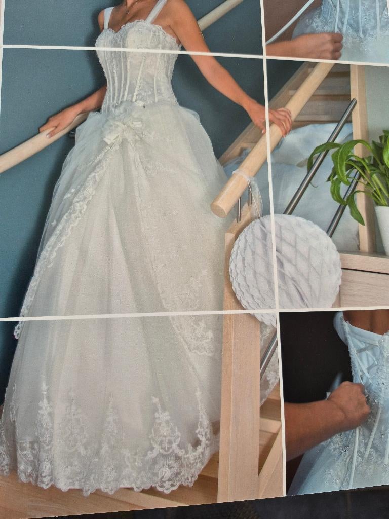 Trouwkleed, Kleding | Dames, Trouwkleding en Trouwaccessoires, Ophalen, Trouwjurk, Wit, Zo goed als nieuw