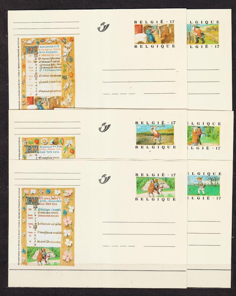 Belgique 1997 Cartes postales spéciales BK54-BK65 **, Timbres & Monnaies, Envoi, Non oblitéré, Neuf