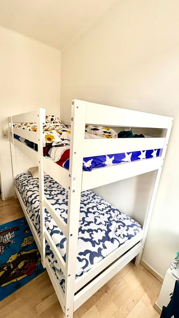 stapelbed wit, 90x200 cm, Ophalen, Nieuw, Stapelbed