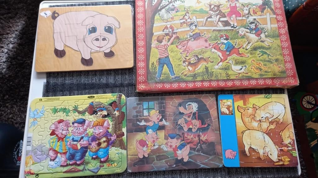 kinderpuzzels alles voor 5€, Ophalen