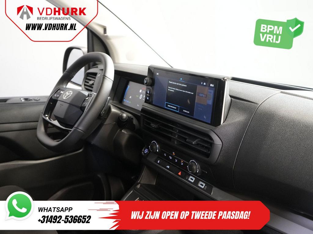 Toyota PROACE Electric Worker 75 kWh L3 345 km WLTP LED/ Sne, Auto's, Bestelwagens en Lichte vracht, Automaat, Parkeersensor, Zwart