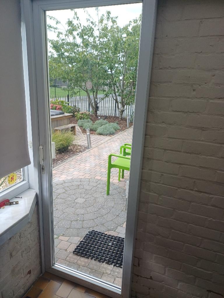 Portes coulissantes gratuites, Bricolage & Construction, 75 à 150 cm, Enlèvement, Utilisé, Vitre comprise