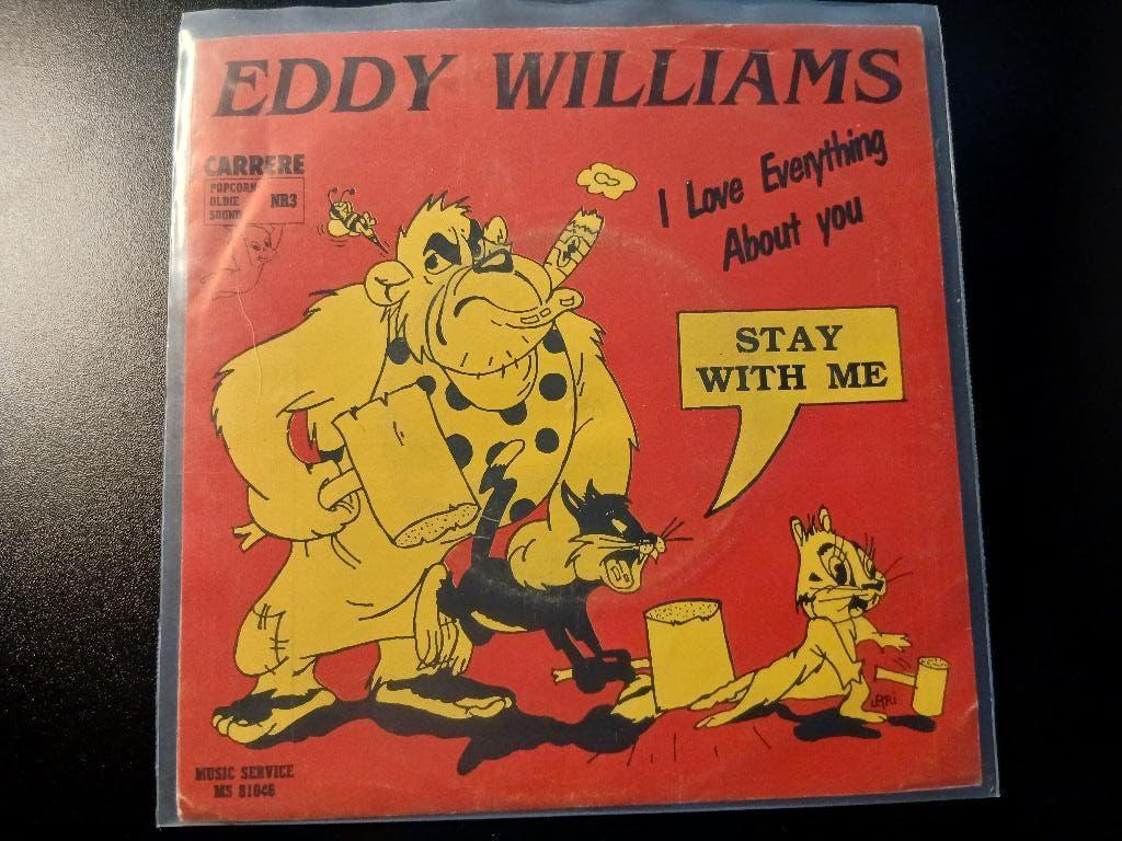 Eddy Williams ‎– Stay With Me '7 Popcorn Oldie, 7 inch, Single, Ophalen of Verzenden, Zo goed als nieuw