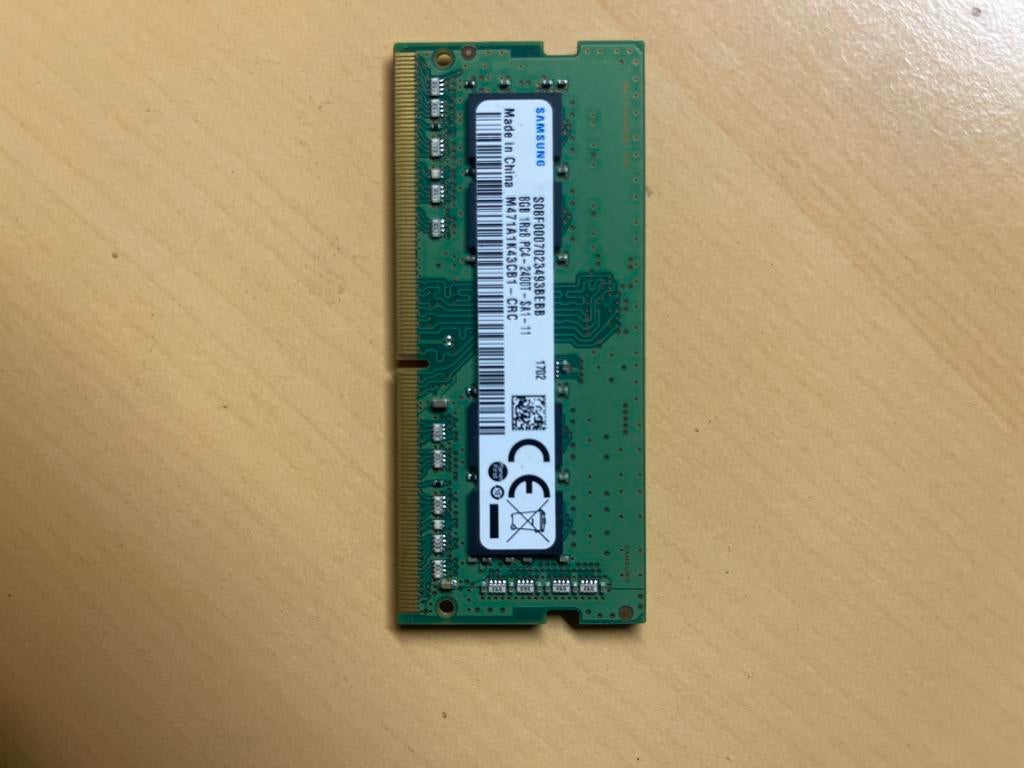 Ram geheugen 8Gb ddr4, DDR4, 8 GB, Ophalen of Verzenden, Zo goed als nieuw