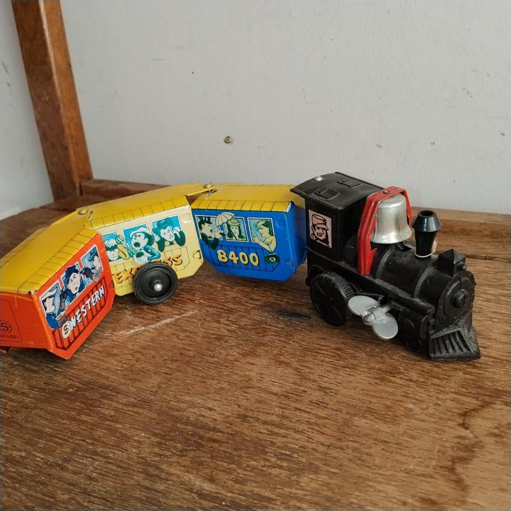 Retro trein in werkende staat, Verzamelen, Speelgoed, Ophalen of Verzenden