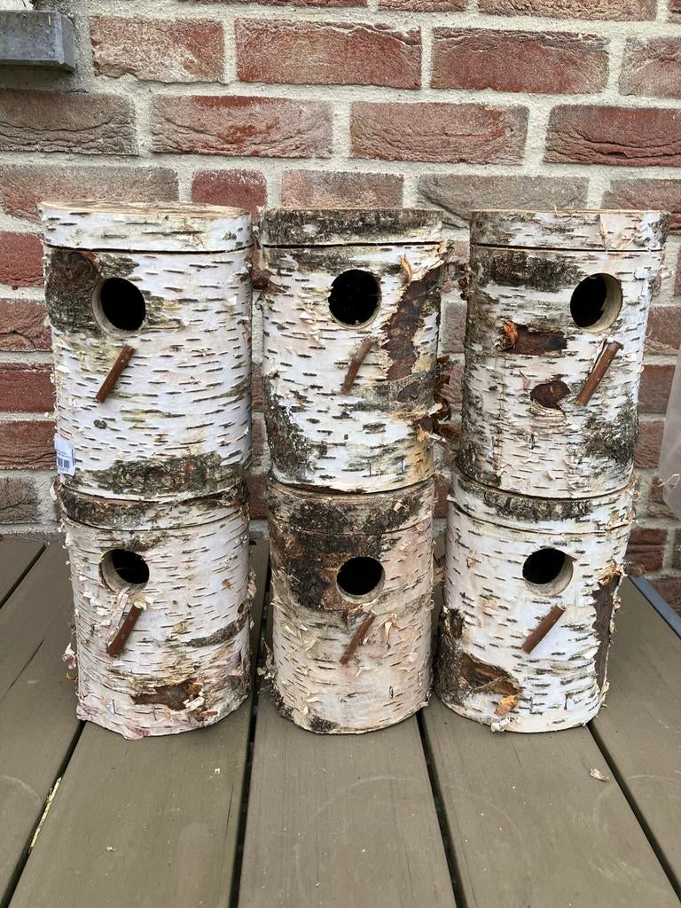 NIEUWE BERKEN BLOKKEN VOOR EXOTEN-PARKIETEN VANAF 6 euro, Tuin en Terras, Vogelhuisjes en Vogelbaden, Nieuw, Ophalen