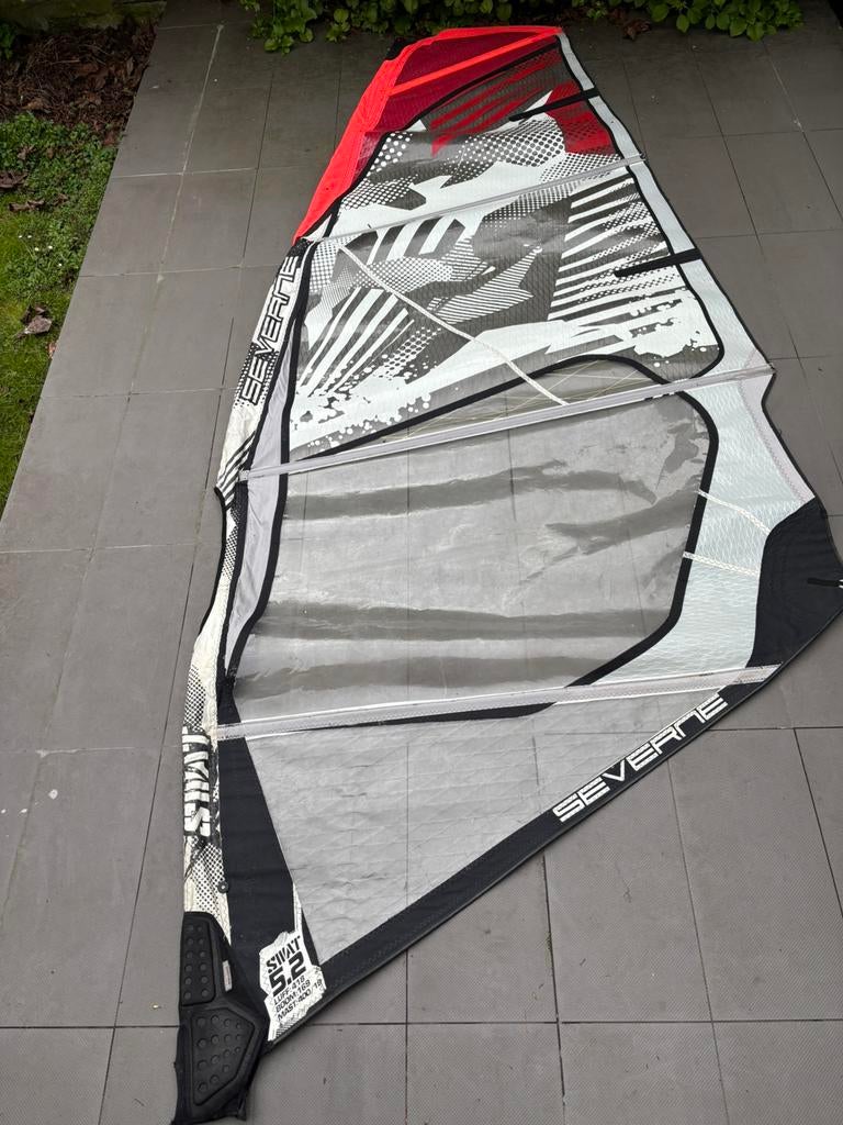 Voile à vagues Severne Swat de 5,2 m (4 bateaux), Sports nautiques & Bateaux, Enlèvement, Utilisé, Voile, 5 à 7 m²