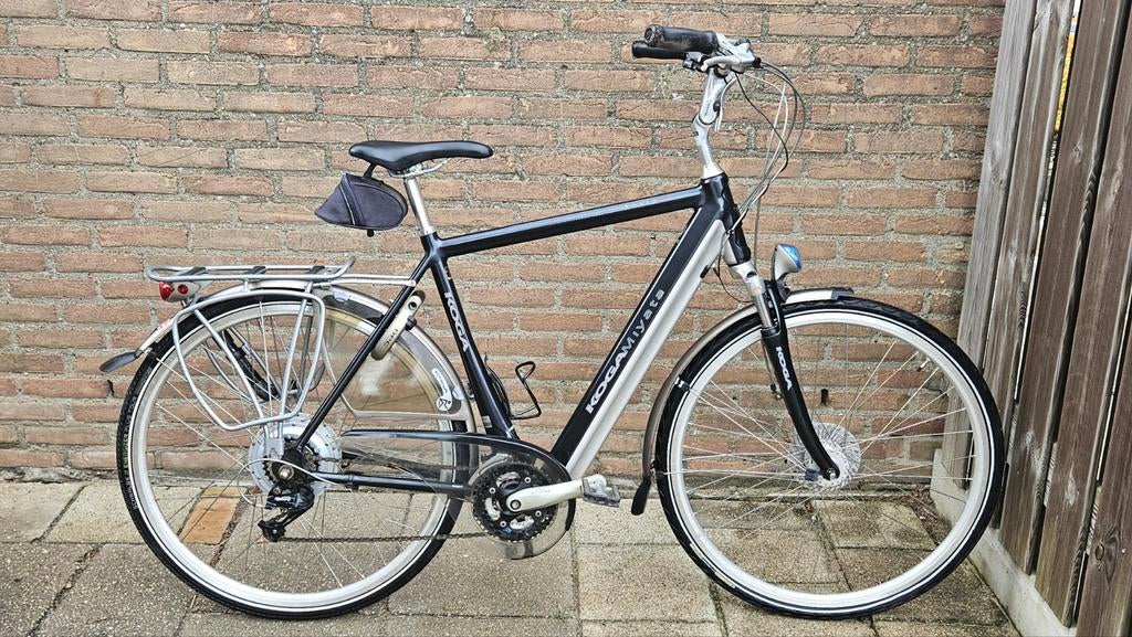 ZGAN Koga Myata Tesla Heren E-bike mt 57, slechts 2155km!!, Fietsen en Brommers, Zo goed als nieuw, 50 km per accu of meer, 55 tot 59 cm