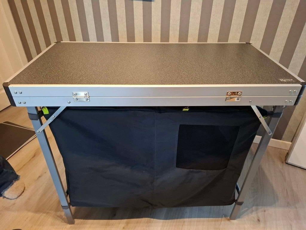 kampeer kast kampa chiefkitchen, Caravanes & Camping, Meubles de camping, Enlèvement, Comme neuf, Armoire de camping