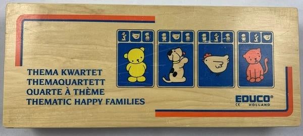 Educo Thema Kwartet Schoolmateriaal Educatief Spel 3+, Verzenden, Zo goed als nieuw