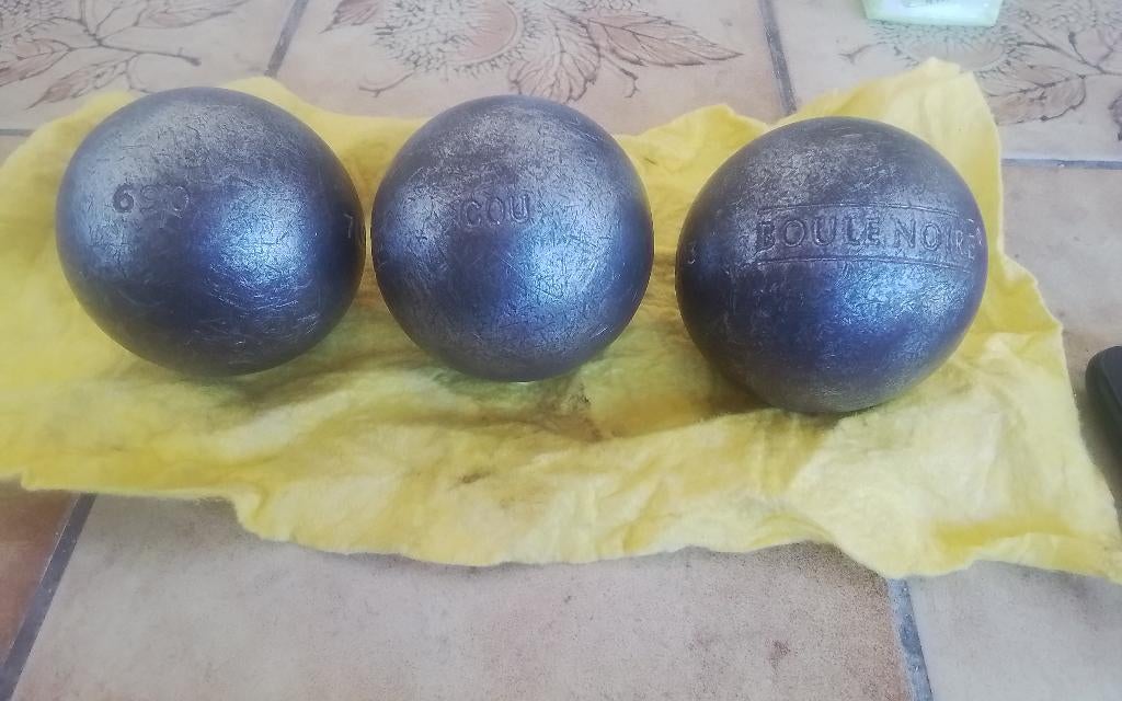 Boules de pétanque, Enlèvement, Utilisé, Boule