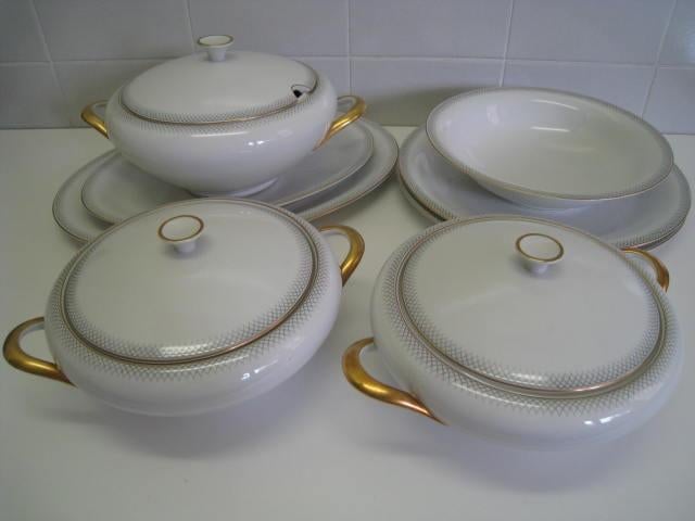 Porselein servies 96 stuk Bavaria Tirschenreuth 2904 Germany, Antiquités & Art, Antiquités | Services (vaisselle) complet, Enlèvement