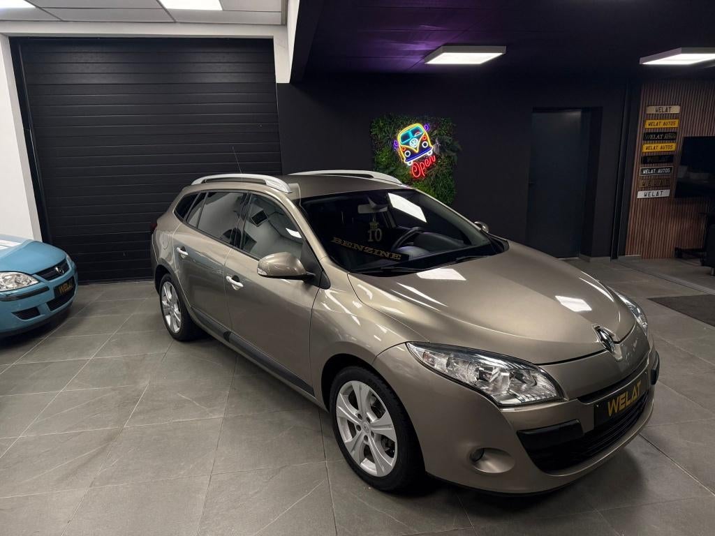 RENAULT MEGAN 2011 -130 PK-BENZINE 99.000 KM TOP STAAT, Autos, Bluetooth, Achat, Entreprise, Noir