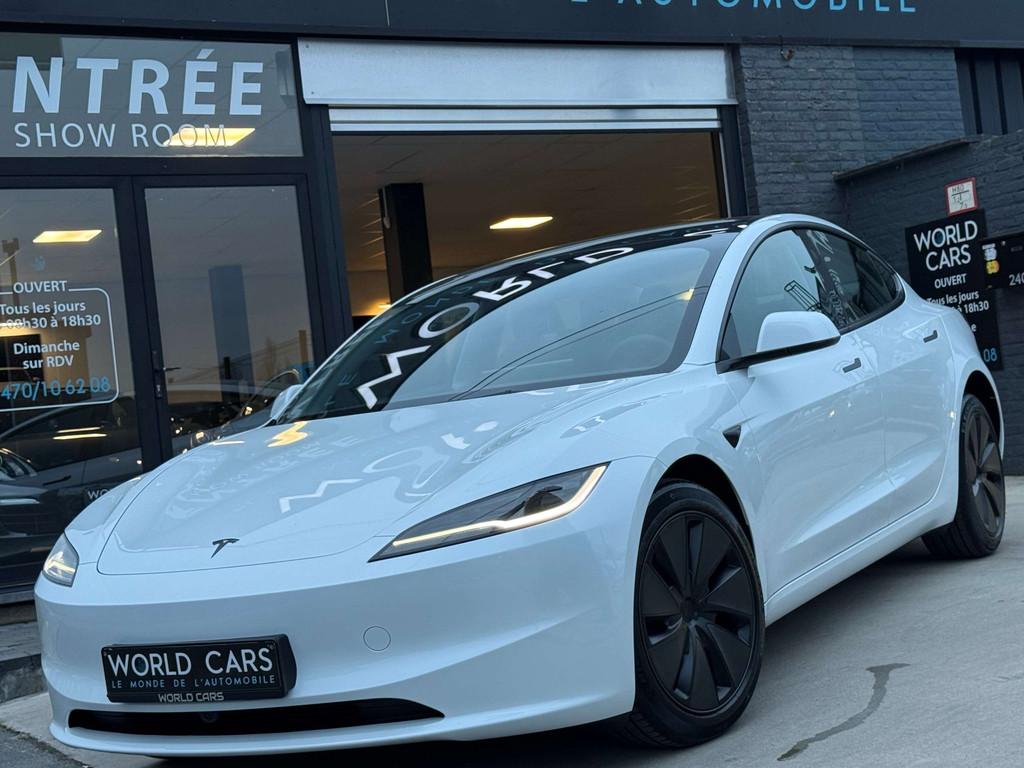 Tesla Model 3 208KW / 283CV NEUVE STOCK ! GARANTIE 8ANS, Auto's, Tesla, 4 deurs, Gebruikt, Zwart, Wit