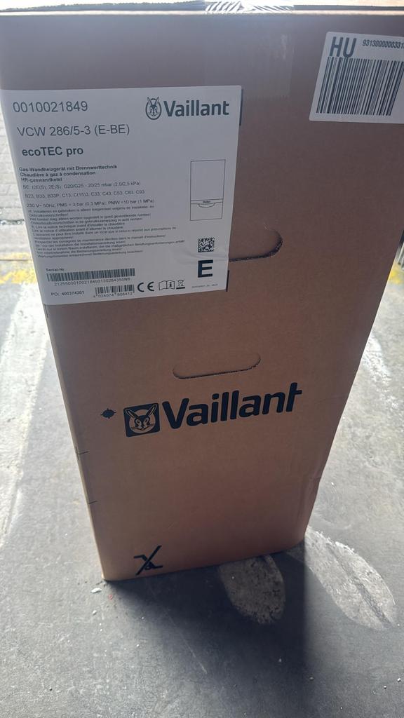 Vaillant eco tec pro VCW 286, Bricolage & Construction, Enlèvement, Neuf