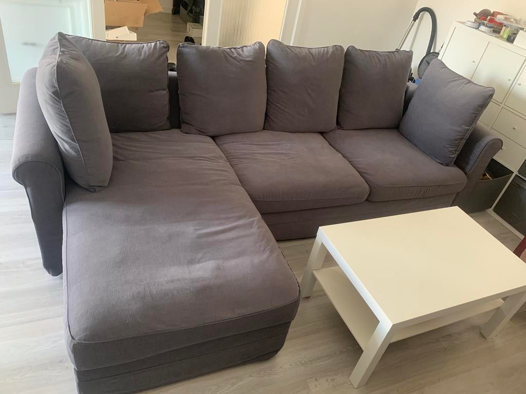 Canapé convertible + méridienne IKEA Grönlid, Enlèvement, Utilisé, Tissus