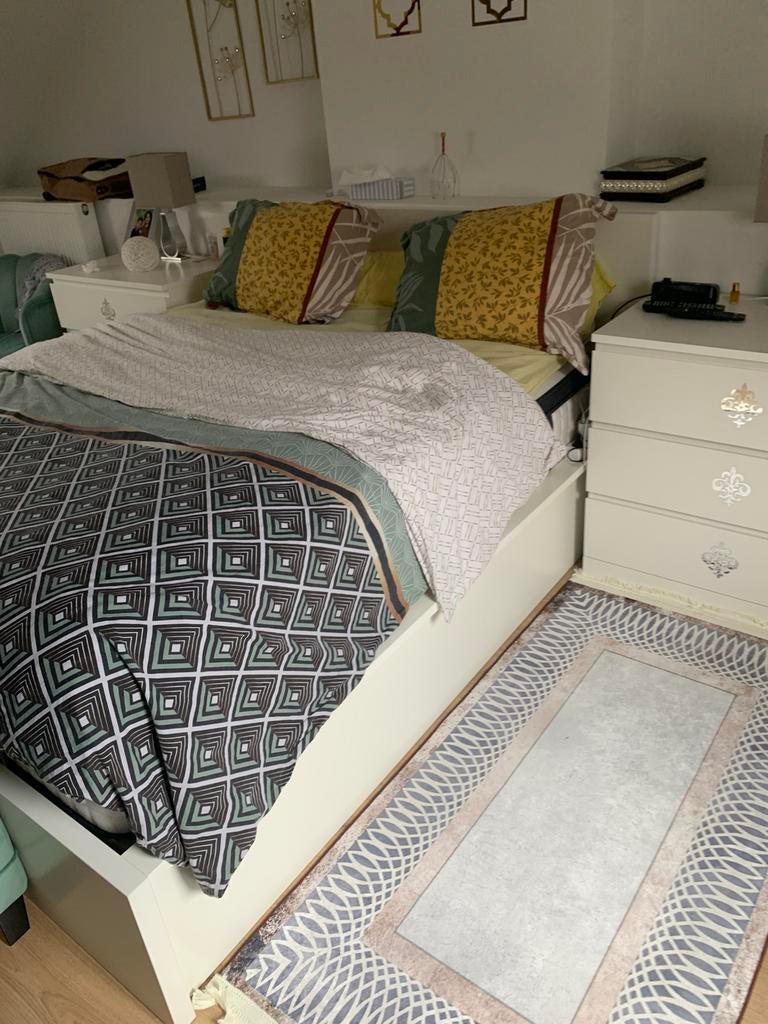 Lit plus rangement 2 place, Maison & Meubles, Enlèvement, Comme neuf