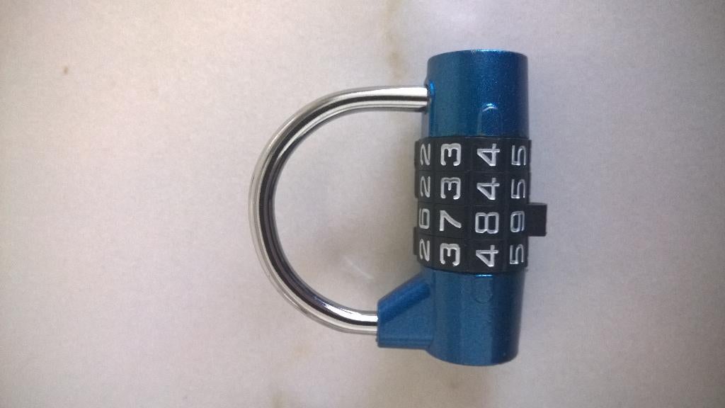 Cijferslot, Ophalen of Verzenden, Zo goed als nieuw, Metaal, Slot