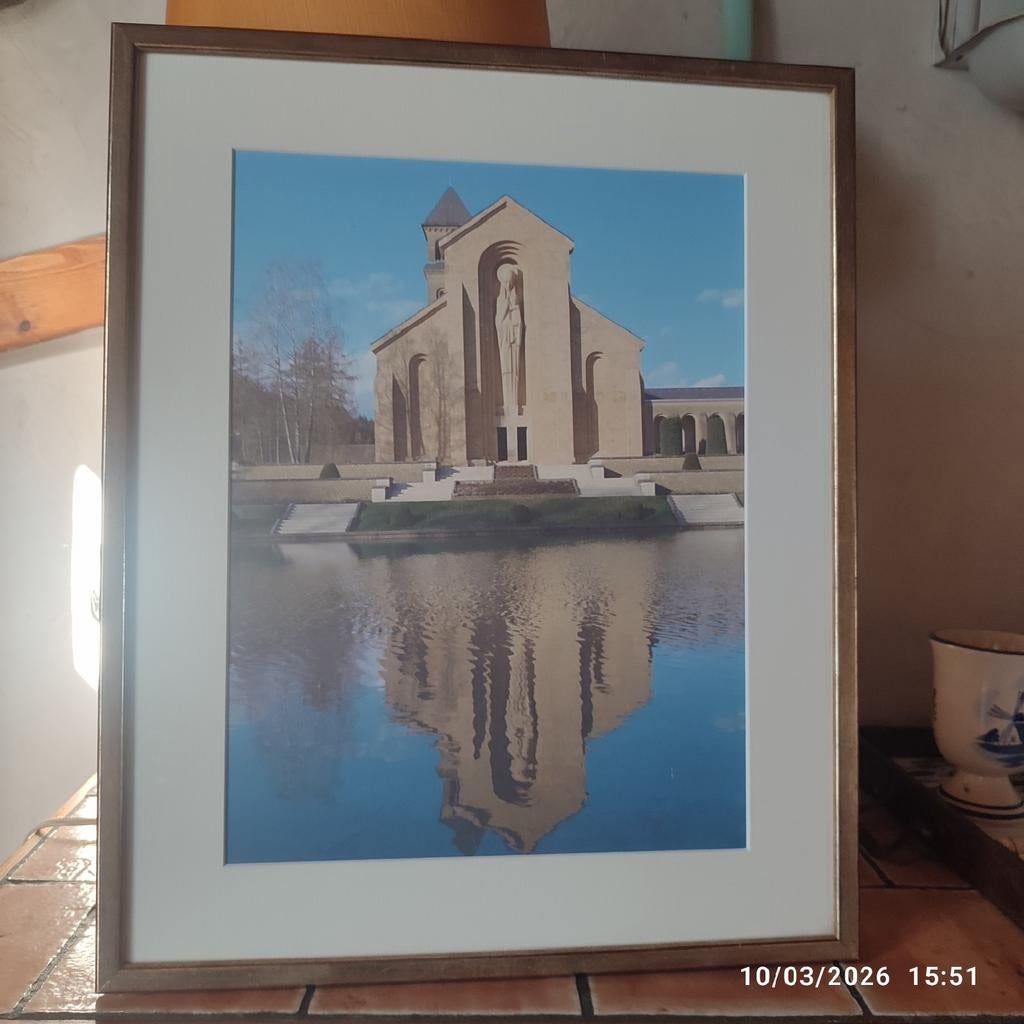 Cadre photo Abbaye D'ORVAL ., Collections, Marques & Objets publicitaires, Enlèvement