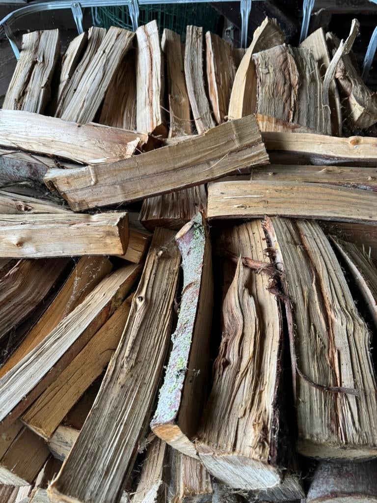 Droog brandhout gekliefd en gezaagd 40 cm, Jardin & Terrasse, Bois de chauffage, Enlèvement, Autres essences de bois