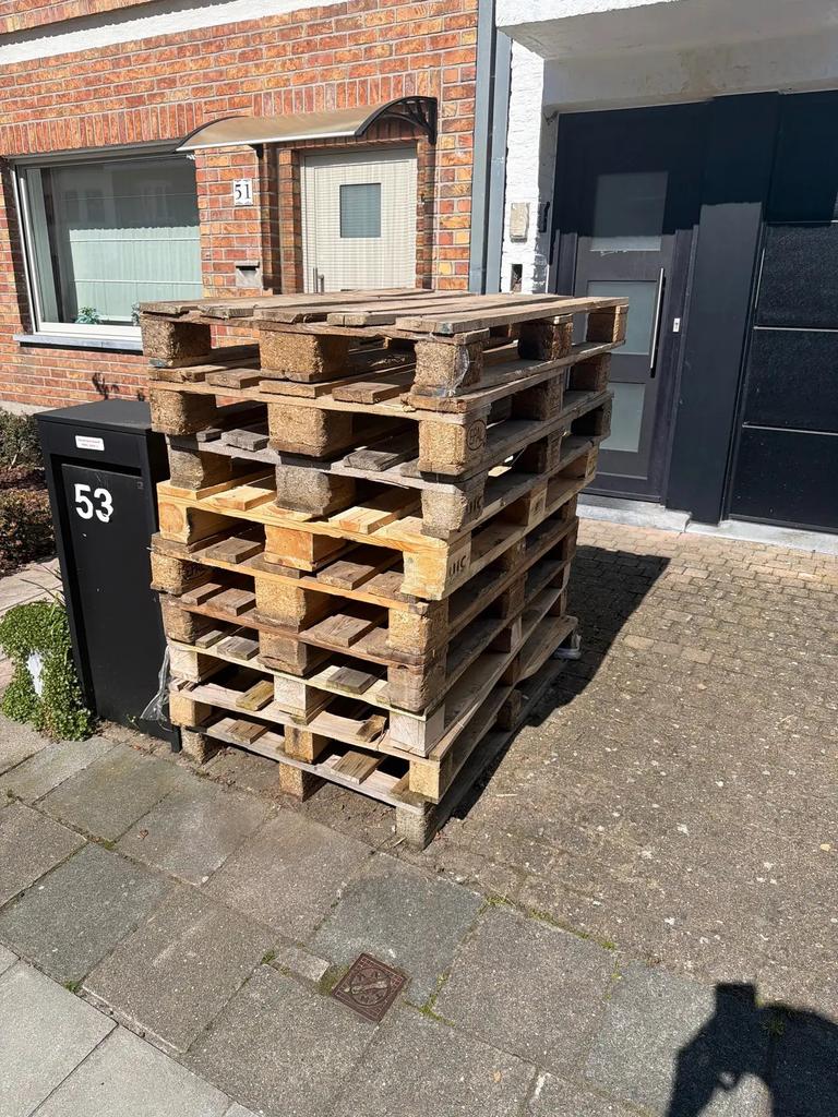 Gratis 9x Eur Palet, Ophalen, Overige houtsoorten