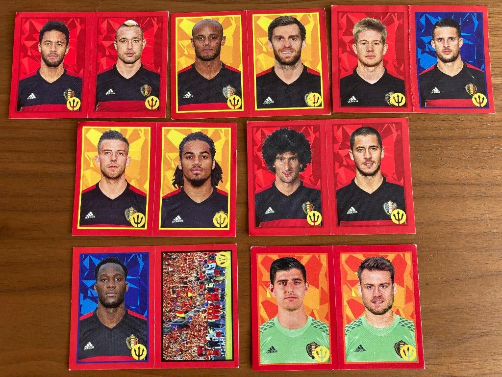 Panini stickers Belgian Red Devils Carrefour, Verzamelen, Ophalen of Verzenden, Nieuw, Sport