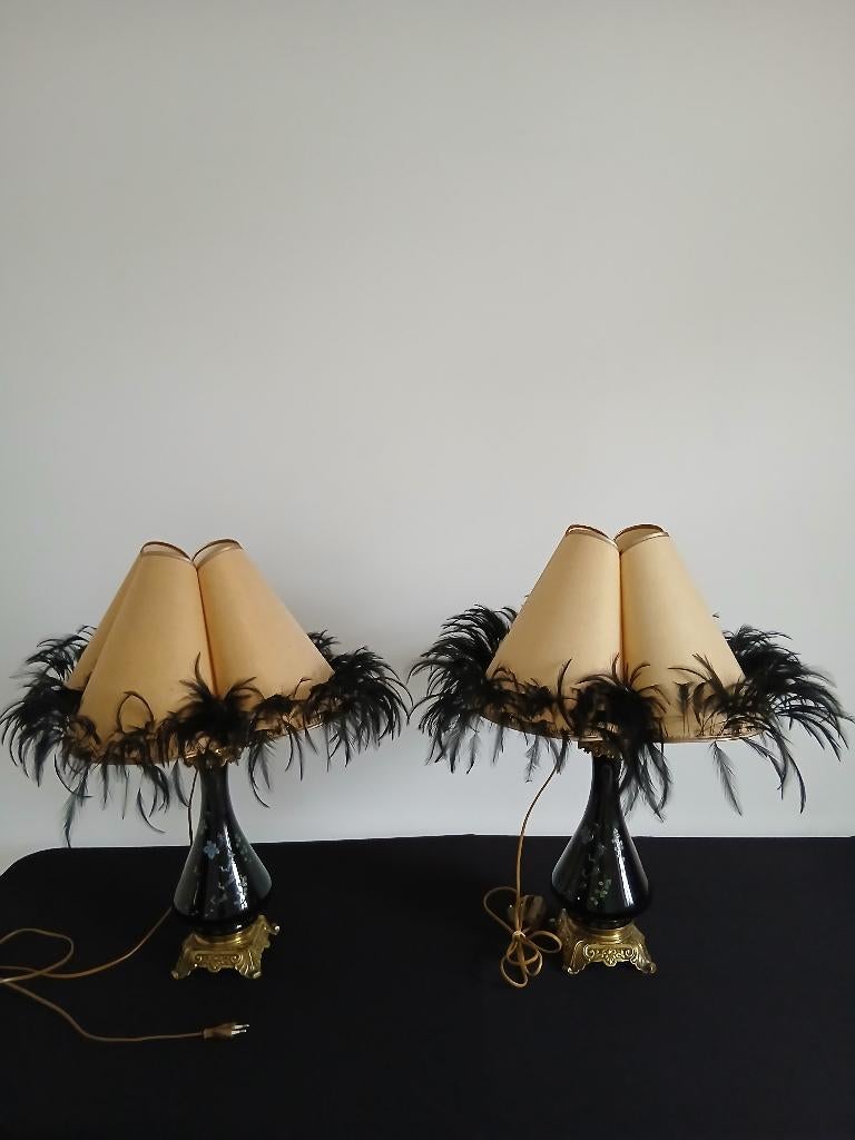 paar op maat gemaakte Napoleon III-lampen, Ophalen