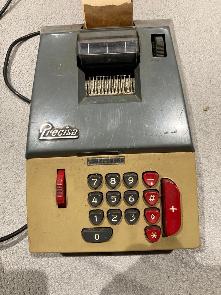 Precisa, bureaurekenmachine, Antiek en Kunst, Ophalen