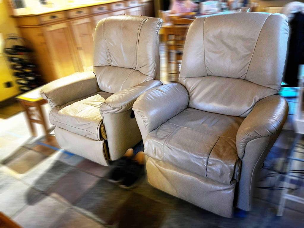 Elektrisch verstelbare Relaxzetels, 75 à 100 cm, Neutraal, Comme neuf, Enlèvement