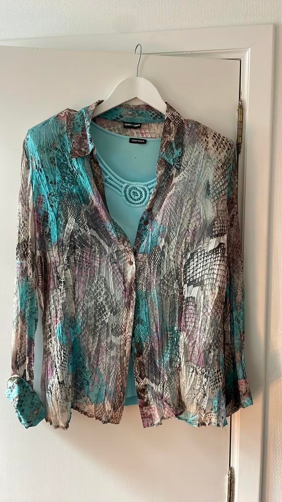Mooie top en blouse Gerry Weber 44, Ophalen of Verzenden, Zo goed als nieuw, Maat 42/44 (L)