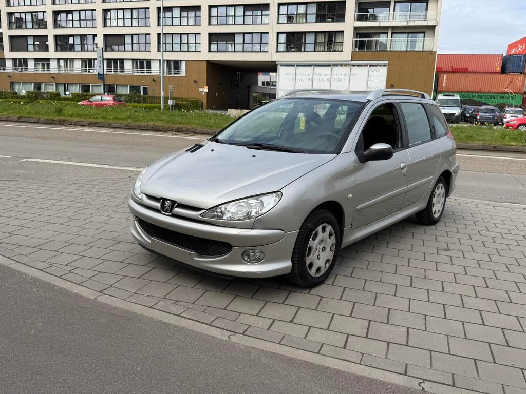 peugeot 206 Sw 1.4 Benzine 79.000kms, Auto's, Peugeot, Particulier, Zilver of Grijs, Break, Handgeschakeld