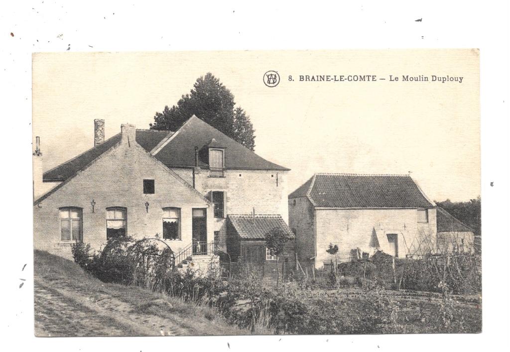 Braine-le-Comte NA84: Le Moulin Duplouy, Envoi, 1920 à 1940, Non affranchie, Hainaut