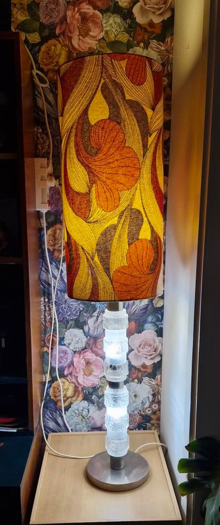 Mooie vintage lamp 120 cm, Maison & Meubles, Lampes | Lampes de table, Enlèvement ou Envoi