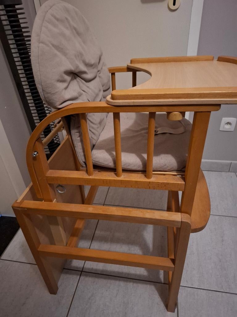 Chaise pour bébé avec table, Enlèvement, Utilisé, Chaise évolutive, Plateau amovible