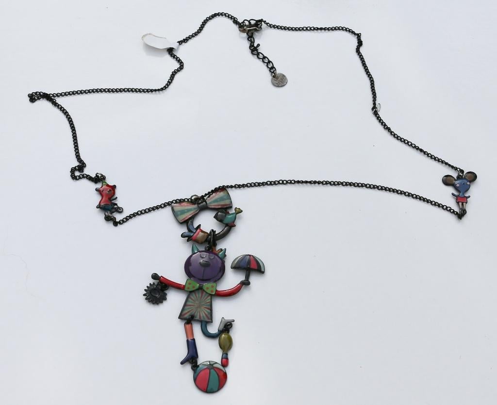 Magnifique long collier "chats" neuf, Enlèvement ou Envoi, Neuf