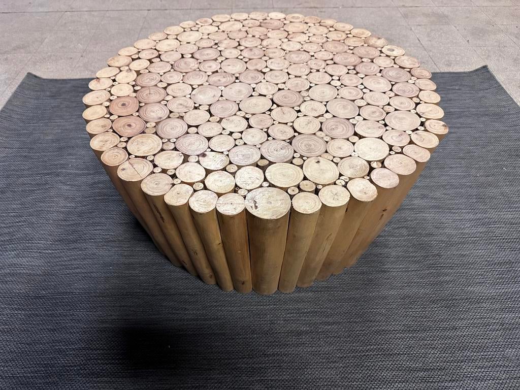 (Maison du monde) Table basse Robinson en bois d'eucalyptus, Maison & Meubles, Enlèvement ou Envoi, Autre, Maison du monde, Maison du monde