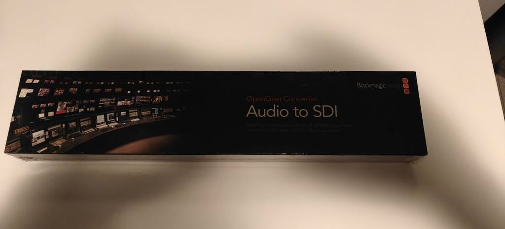 Blackmagic Design OpenGear Converter Audio to SDI. , Ophalen of Verzenden, Nieuw