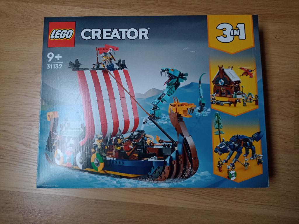 31132: Vikingschip lego creator, Ophalen of Verzenden, Nieuw, Complete set, Lego