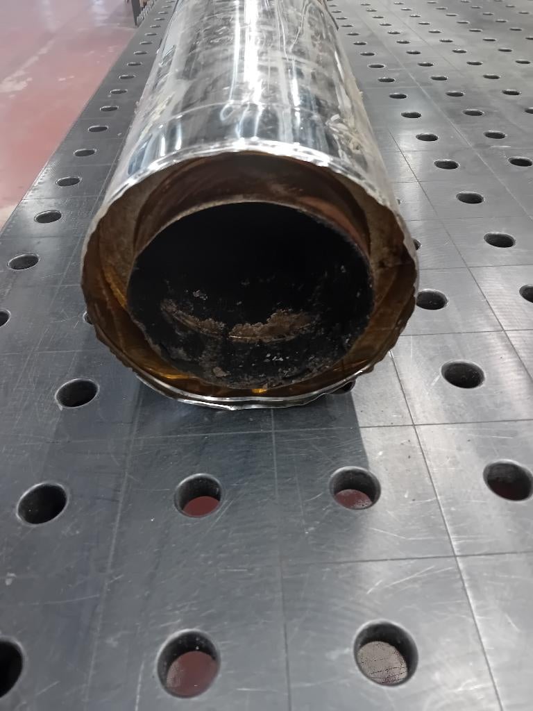 schouwbuis kachel, Doe-het-zelf en Bouw, Ophalen of Verzenden, Inox