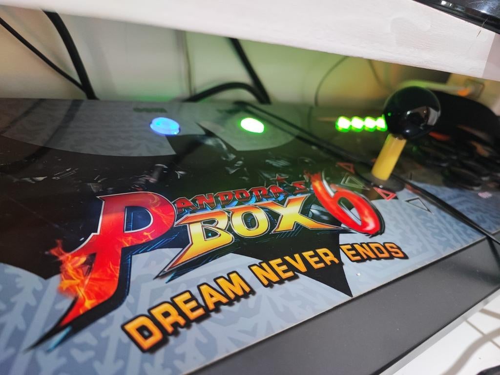 Pandora box 6 double arcade stick, Games en Spelcomputers, Ophalen of Verzenden, Zo goed als nieuw