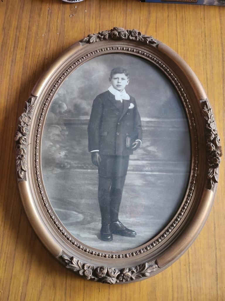 2 antieke fotokaders met foto., Ophalen