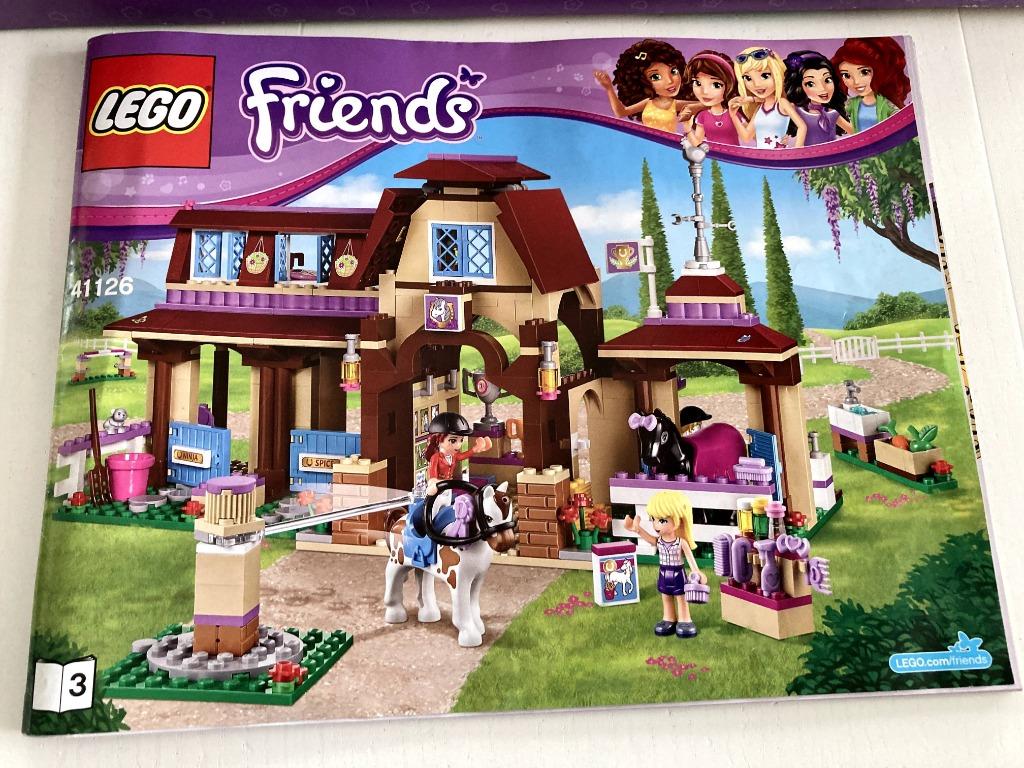 LEGO Friends Heartlake Paardrijclub - 41126 (nieuw €179,95), Ophalen, Zo goed als nieuw, Complete set, Lego