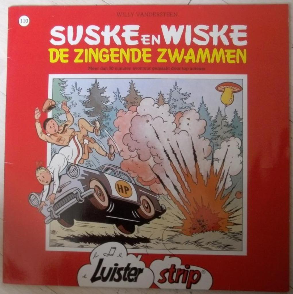 luister-strip LP Suske en Wiske - De zingende zwammen (1987), Ophalen of Verzenden
