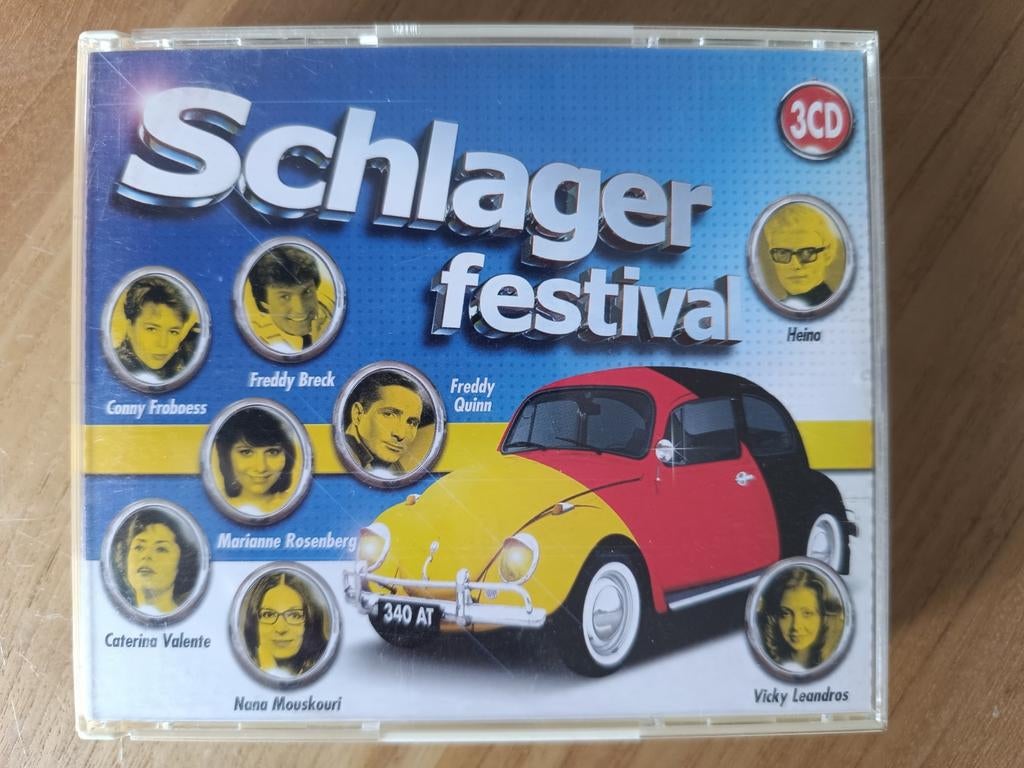 Schlager festival 3 cd, Ophalen of Verzenden, Zo goed als nieuw, Boxset