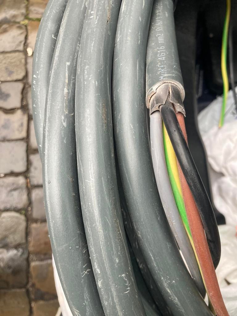 Powerflex Cable 4G16 mm2, Bricolage & Construction, Électricité & Câbles, Enlèvement, Utilisé, Câble ou Fil électrique