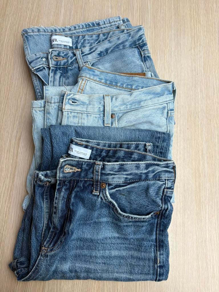 Jeansbroeken pakket maat 40., Ophalen, Gedragen, Maat 38/40 (M)