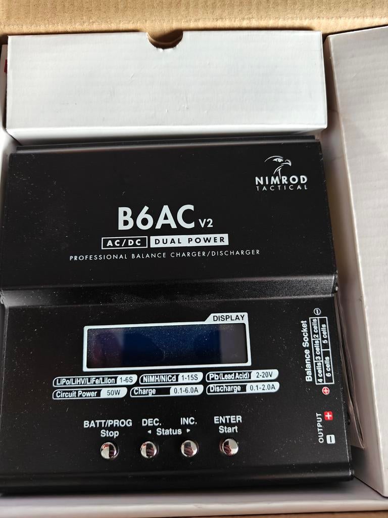 Nimrod Tactical B6AC V2 lader, Ophalen