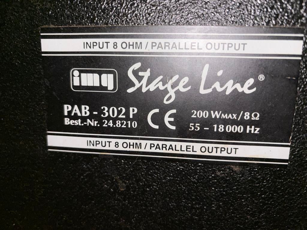 Stage line speakers 2 stuks, Musique & Instruments, Enlèvement, Comme neuf